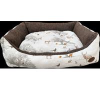 Snug and Cosy Woodland Rectangle Bed 64cm GLENDALE GARDEN & LEISURE LTD Light Brown S
