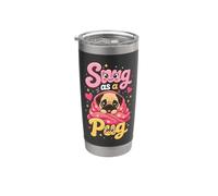 Snug as a Pug Stainless Steel Insulated Tumbler