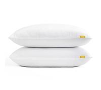 Snug Blissful Bedtime Pillows 2 Pack - Luxury Hotel Quality Pillows Medium Support for Front, Back and Side Sleepers - Eco Friendly, Hypoallergenic and Machine Washable - Pack of 2, White