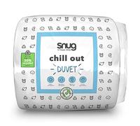 Snug Chill Out Summer King Duvet - 4.5 Tog Lightweight Summer Quilt Comforter Duvet for Night Sweats Warm Nights Hot Sleepers - Hypoallergenic Machine Washable and Eco Friendly - King Size - 225x220cm