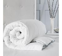 Snug City 10.5 Tog Luxury Microfibre Duvet Feels Like Down Filling Premium Soft Touch in White | Size: Super King Snug City White Super King