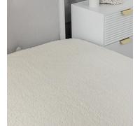 Snug City 12 Inch Deep Super Soft Feel Cosy Fleece Mattress Protector Underblanket Fitted Sheet in White | Size: Cot Snug City White Cot