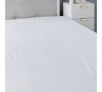 Snug City 12Inch Deep Waterproof Terry Towel Mattress Protector Soft Touch Non Noisy Fitted Sheet in White | Size: Single Snug City White Single