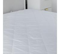 Snug City 16INCH Deep Quilted Mattress Protector Microfibre Soft Touch Fitted Sheet in White | Size: Super King Snug City White Super King