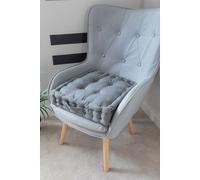Snug City Chunky Booster Cushion in Grey | Size: 45 cm x 45 cm Snug City Grey 45 cm x 45 cm