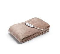 Snug City Electric Heated Over Blanket Throw 6 Heat Settings Machine Washable Soft Touch - Mink