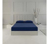 HOME SWEET HOME UK 25cm Deep Small Double Bed Sheet 100% Poly Cotton Machine Washable Fade Resistant 4FT Fitted Sheets