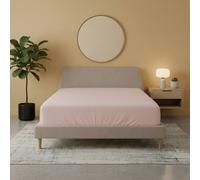 Snug City Flannelette Fitted Sheet Soft Brushed Cotton Bedding Warmth Comfort in Pink | Size: Double Snug City Pink Double