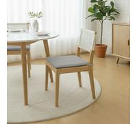 Snug City Foam Seat Pad with Ties Chair Cushion for Dining, Kitchen Pack of 4 in Grey Snug City Grey