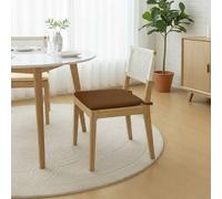 Snug City Foam Seat Pad with Ties Chair Cushion for Dining, Kitchen Seating in Chocolate Snug City Chocolate