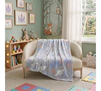 Snug City Glow in the Dark Outerspace Blanket Soft Galaxy Night Sky Throw Kids Snug City Multicolor