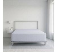Snug City Luxury Satin Stripe T250 Cotton Rich Soft Extra Deep 30cm Fitted Sheet in White | Size: Super King Snug City White Super King