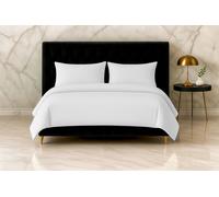 Snug City Microfibre Soft Touch Duvet Cover & Pillowcase/s Set Bed Linen in White | Size: King Snug City White King