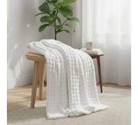 Snug City Rabbit Faux Fur Throw Blanket Ultra Soft Luxury Throw for Sofa & Bed in White | Size: 150 cm x 200 cm Snug City White 150 cm x 200 cm