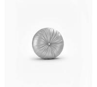 Round Diamante Cushion Sparkly Crystal Embellished Glam Filled Cushion Silver One Size