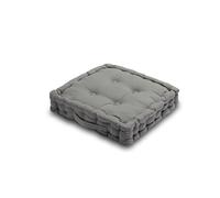 Snug City Seat Pad Cushion Booster 100% Cotton Cover 45cm Square - Grey
