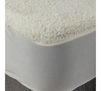 Snug City Super Soft Teddy Fitted Mattress Protector Underblanket Fitted Sheet Cover - Super King