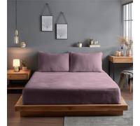Snug City Teddy Fitted Sheet 30cm Extra Deep Soft Cuddly Soft Touch Bedding in Pink | Size: King Snug City Pink King