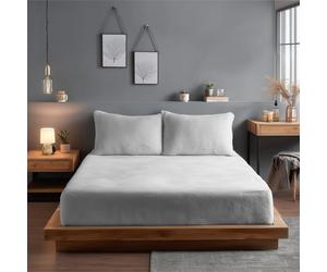 Snug City Teddy Fitted Sheet 30cm Extra Deep Soft Cuddly Soft Touch Bedding in White | Size: Single Fitted Snug City White Single Fitted