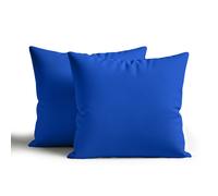 Snug City Waterproof Outdoor Garden Patio Cushion Cover & Inner Square Pack Of 2 in Blue | Size: 60 cm x 60 cm Snug City Blue 60 cm x 60 cm