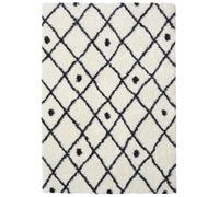 Snug Collection Nomadic Shaggy Rugs - I044A THE RUGS White 120cm x 170cm