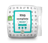 Snug Complete Bed Set ? 10.5 Tog Double Duvet and Pillow Set Bundle Ideal for All Seasons with One Duvet Quilt and Two Pillows - Double