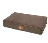 Snug & Cosy Pets Heritage Range Lounger Med Blended Memory Foam Chocolate