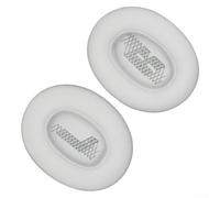 Snug Fit Ear Covers for JBL Live 770NC Headphones(White) | for Black option, noise isolation, snug seal, easy for snap-on install, restores headphone look