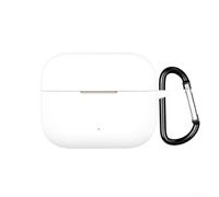 Snug-Fit Silicone Case for MOTO Buds Clip with Shockproof Properties Soft Touch and Integrated Flip Cover for Total Device Security (White)