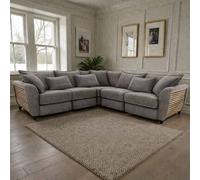 SNUG FURNITURE BIRMINGHAM LTD Atelier 2C2 Large Corner Sofa Set in Grey SNUG FURNITURE BIRMINGHAM LTD Grey
