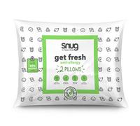 Snug Get Fresh Medium Anti-Allergy Fibres Pillow, Pair Of 2