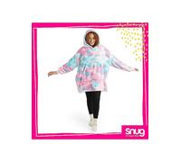 Snug Oversized Hooded Fleece Blanket Tie Dye