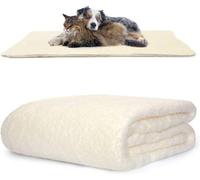 Snug Rug Pet Blankets - Cat & Dog Sherpa Fleece Blanket - Large 127 X 178Cm, Cream
