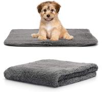 Snug Rug Pet Blankets - Cat & Dog Sherpa Fleece Blanket - Small 88 X 60Cm, Slate Grey