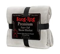 Snug Rug Premium Super Soft Fleece Throw Blanket Thick Warm Extra Large XL 150 x 200cm (Pebble Grey)