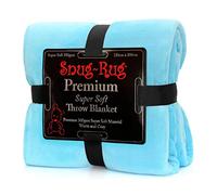 Snug Rug Premium Super Soft Fleece Throw Blanket Thick Warm Extra Large XL 150 x 200cm (Scuba Blue)