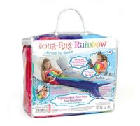 Snug Rug Rainbow Mermaid Tail Kids Blanket Wearable Novelty Childrens Gift
