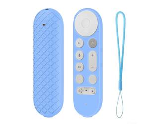 Snug Silicone Cover for TV 4K Remote Complete Coverage While Preserving Button Sensitivity and Travel (Blue at Night)