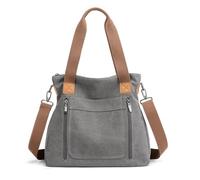 SNUG STAR Multi-Colour Striped Shoulder Bag - Women's Large School Canvas Shopper Hobo Bag - Mother's Day Gift