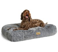 Snug Super Fluffy Dog Bed - Super Soft, Cosy and Comfortable Cat Dog Pet Bed Pillow Mattress Sofa with Non-Slip Base and Machine Washable Cover - Medium - Grey