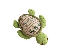 SnugArooz Holly The Turtle Dog Toy with Repair Patch - Ugly Christmas Sweater - Soft & Squeaky Plush for Holiday - Eco Friendly - for All Dog Breeds