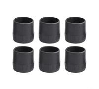 Snugawarm 6PCS Rubber Microphone Stand Foot Pads Protector Cap Covers,Anti-Slip Bottom Buffers, Scratch Protection,for 19mm, 22mm, 25mm Tube Diameters(B)