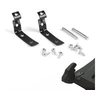 Snugawarm Hinge Bracket Repair Kit For Cars, Door Hinge Support Replacement Component For Vehicle Panel For Modification And Reinforcement Black Aluminum