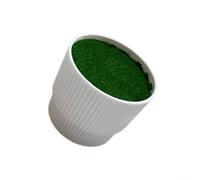 Snugawarm Miniature Plastic Flower Pot 7X8cm White Desktop Vase For Small Flowers Artificial Arrangements For Bathroom Living Room Home Office Balcony