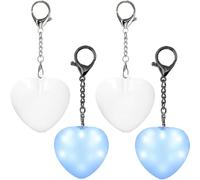 Snugeasy 4PCS Purse Light Handbag Lights, Heart Shaped Automatic Sensor Rechargeable Bag Light for Handbag Women Valentine’s Day (4PCS - 03)