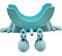 Snugeasy Cute Hanging Sponge Holder with Drainage, For Scrub Daddy Holder, 3D Printed Holder Funny Smiley Sponge Holders for Kitchen Countertop Sink Draining Sponge Holder (02)