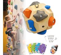 Snugeasy Handcrafted Boulder Block for Climbers, 3D Rock Climbing Training Tool, Finger Strength Grip Trainer Climbers Gift for Beginners & Professionals (1PC)