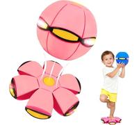 Snugeasy Magic Meta Ball, Magic Flying Ball, 2-in-1 Bouncing Flying Saucer Toy Glow Balls Game with 6 LED Lights, Parent-Child Interaction (06)