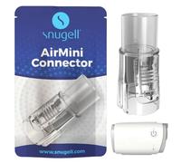 Snugell AirMini Adapter - Universal Tubing Connector Compatible with AirMini Device - Fits 15mm & 22mm CPAP Masks - Durable, Travel-Friendly Accessory for Convenient Use Anywhere