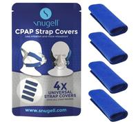 Snugell CPAP Headgear Strap Covers (4-Pack) - Blue Color - Universal CPAP Mask Cushions- Soft Fleece Fabric to Reduce Pressure and Improve Comfort - Perfect for Enhanced Sleep Quality & Skin Protector